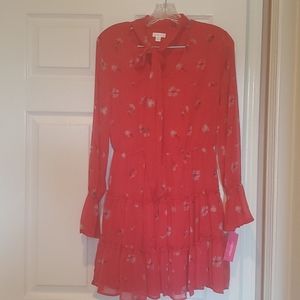 Tiered mini dress